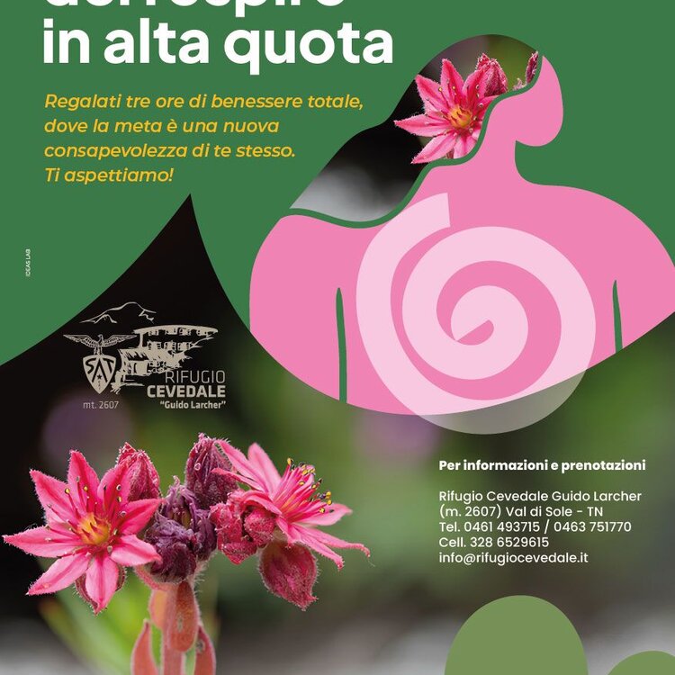 Camminate del respiro in alta quota 31 Agosto e 7 Settembre 2026